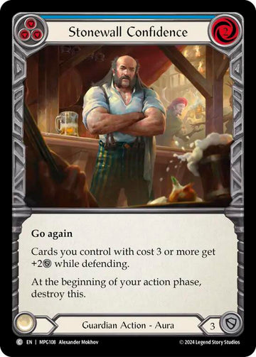 Stonewall Confidence (Blue) [MPG108] (Mastery Pack Guardian)