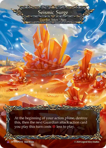 Seismic Surge (Crystal) (Marvel) [MPG112] (Mastery Pack Guardian)  Cold Foil