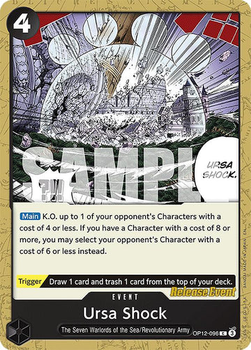 Ursa Shock [Legacy of the Master Release Event Cards]
