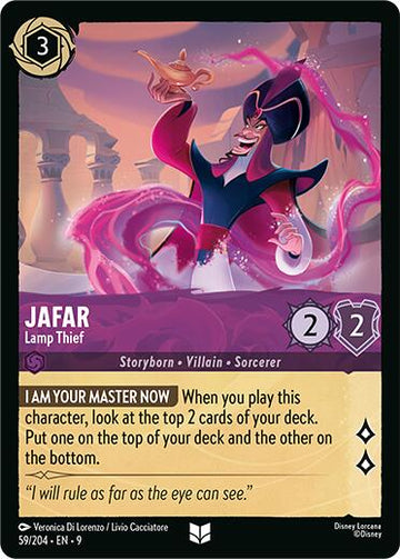 Jafar - Lamp Thief (59/204) [Fabled]