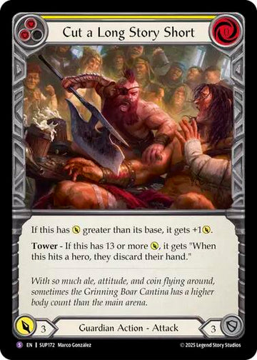 Cut a Long Story Short [SUP172] (Super Slam)  Rainbow Foil