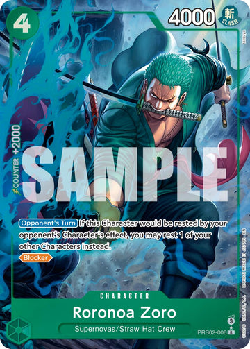 Roronoa Zoro (Alternate Art) [Premium Booster -The Best- Vol. 2]