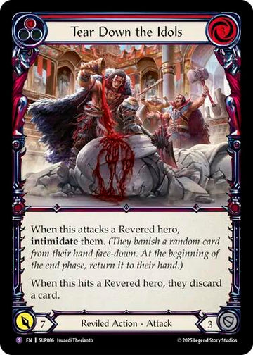 Tear Down the Idols [SUP086] (Super Slam)  Rainbow Foil