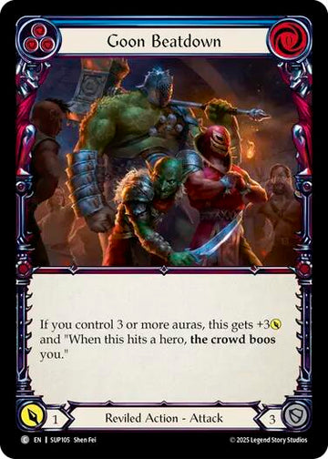 Goon Beatdown [SUP105] (Super Slam)  Rainbow Foil