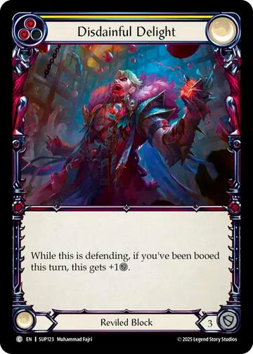 Disdainful Delight [SUP123] (Super Slam)  Rainbow Foil