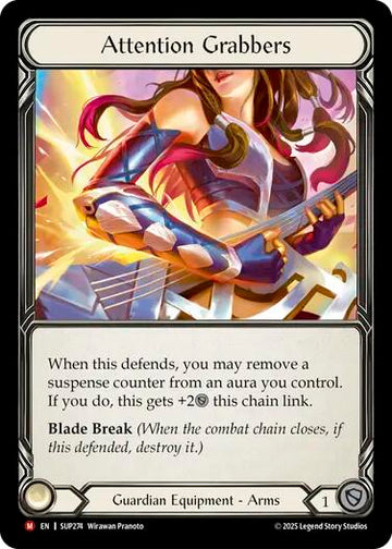 Attention Grabbers (Cold Foil) [SUP273] (Super Slam)  Cold Foil