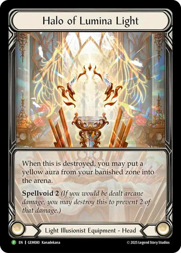 Halo of Lumina Light [GEM080] (GEM Pack 3)  Rainbow Foil
