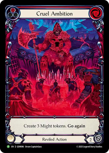Cruel Ambition [GEM096] (GEM Pack 3)