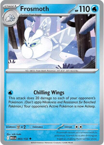 Frosmoth (043/132) [Mega Evolution: Base Set]