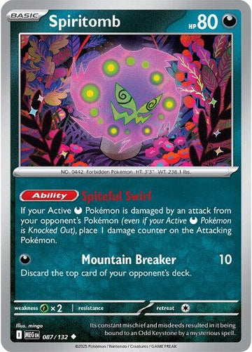Spiritomb (087/132) [Mega Evolution: Base Set]