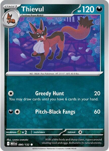 Thievul (090/132) [Mega Evolution: Base Set]