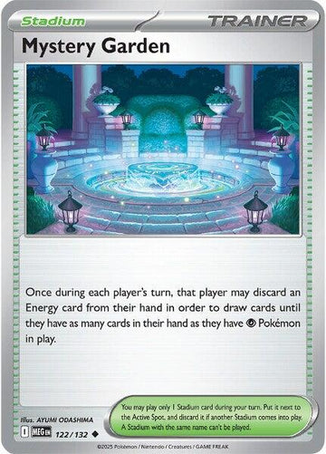 Mystery Garden (122/132) [Mega Evolution: Base Set]