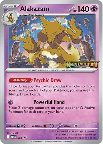 Alakazam (003) [Mega Evolution Promo]