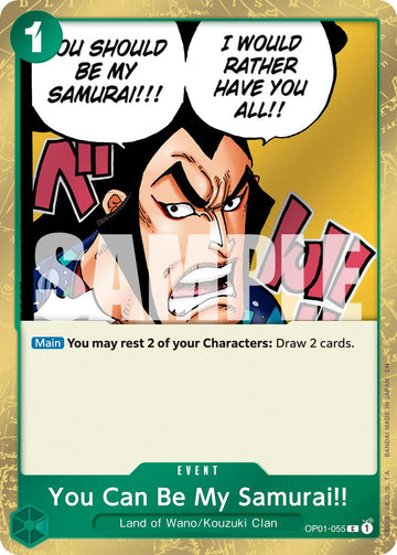 You Can Be My Samurai!! (Pirate Foil) [Premium Booster -The Best- Vol. 2]