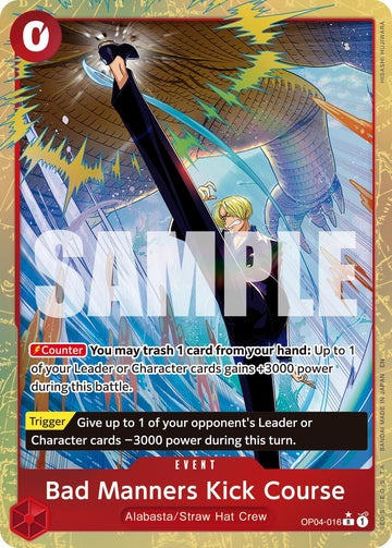 Bad Manners Kick Course (Alternate Art) [Premium Booster -The Best- Vol. 2]