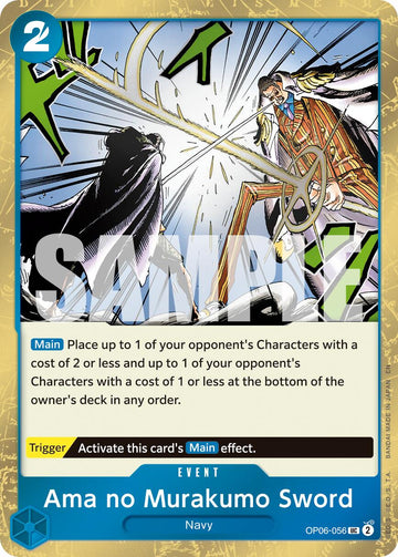 Ama no Murakumo Sword (Pirate Foil) [Premium Booster -The Best- Vol. 2]