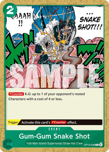 Gum-Gum Snake Shot [Carrying On His Will]