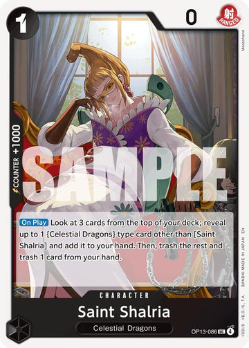 Saint Shalria [Carrying On His Will]