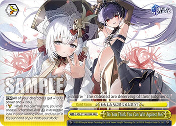 Do You Think You Can Win Against Me? (AZL/S119-E034R RRR) [Azur Lane Vol. 2]