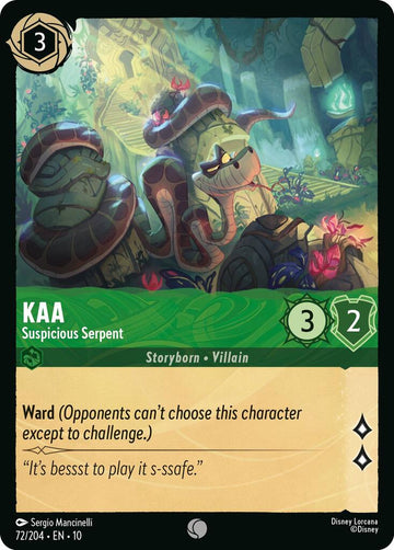 Kaa - Suspicious Serpent (72/204) [Whispers in the Well]