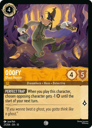 Goofy - Ghost Hunter (21/204) [Whispers in the Well]