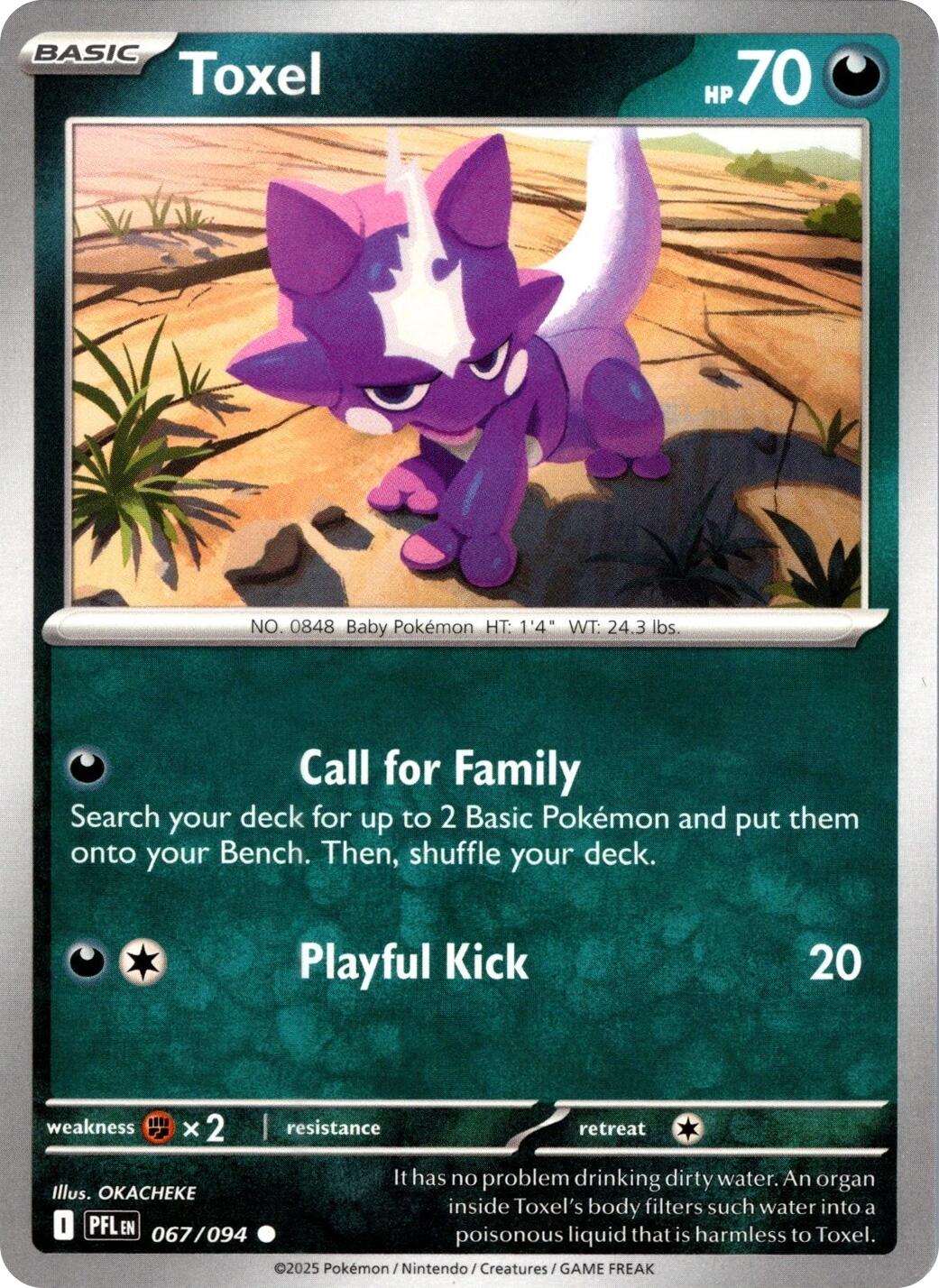 Toxel (067/094) [Mega Evolution: Phantasmal Flames]