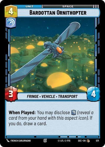 Bardottan Ornithopter (571) (Foil) (571) [Secrets of Power]