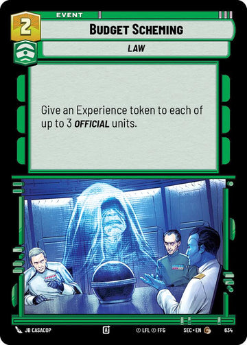 Budget Scheming (634) (Foil) (634) [Secrets of Power]