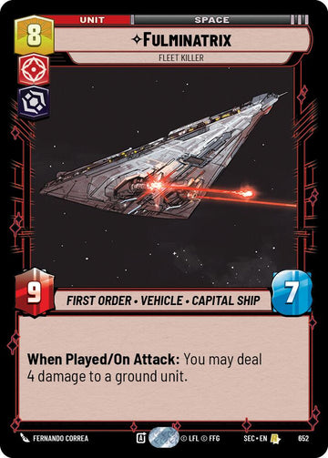Fulminatrix - Fleet Killer (Foil) (652) (652) [Secrets of Power]