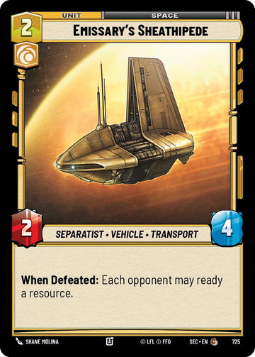 Emissary's Sheathipede (725) (Foil) (725) [Secrets of Power]