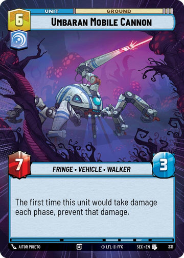 Umbaran Mobile Cannon (331) (Hyperspace) (331) [Secrets of Power]