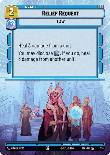 Relief Request (338) (Hyperspace) (338) [Secrets of Power]