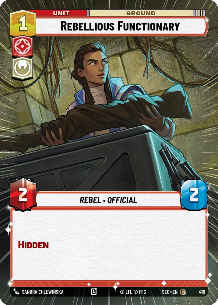 Rebellious Functionary (410) (Hyperspace) (410) [Secrets of Power]