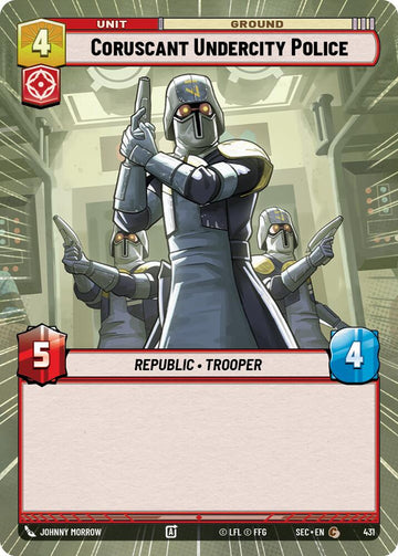 Coruscant Undercity Police (431) (Hyperspace) (431) [Secrets of Power]