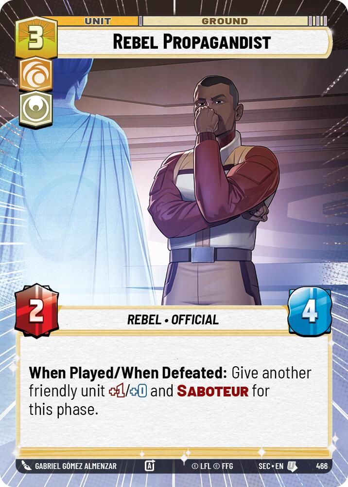 Rebel Propagandist (466) (Hyperspace) (466) [Secrets of Power]