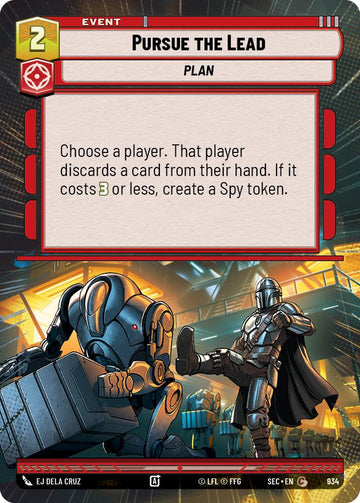 Pursue the Lead (934) (Hyperspace Foil) (934) [Secrets of Power]