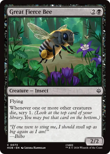 Great Fierce Bee [The Hobbit]