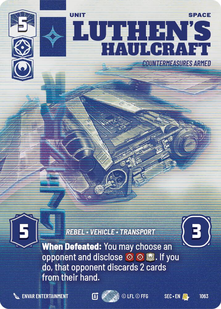 Luthen's Haulcraft - Countermeasures Armed (Prestige) (1063) (1063) [Secrets of Power]