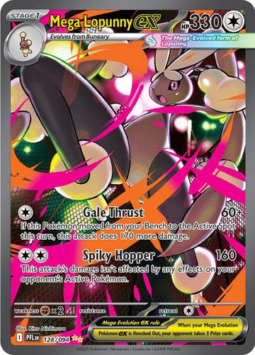 Mega Lopunny ex (128/094) [Mega Evolution: Phantasmal Flames]