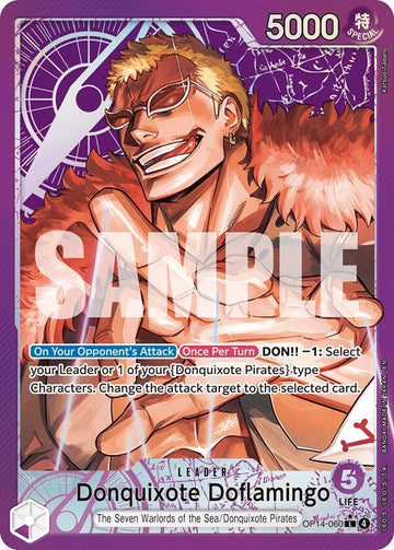 Donquixhote Doflamingo (Alternate Art) [The Azure Sea's Seven]