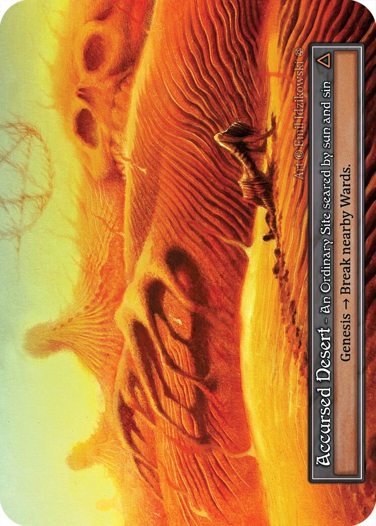 Accursed Desert (Foil) [Gothic]