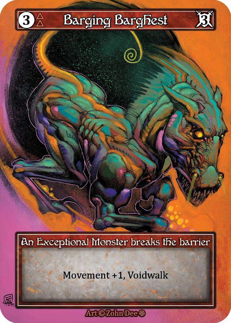 Barging Barghest (Foil) [Gothic]