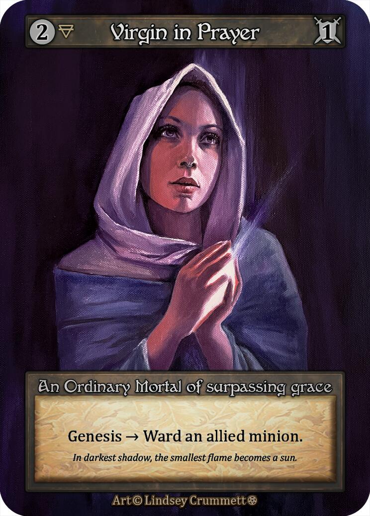 Virgin in Prayer [Gothic]