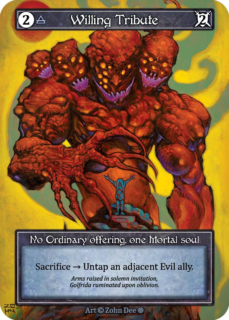 Willing Tribute (Foil) [Gothic]