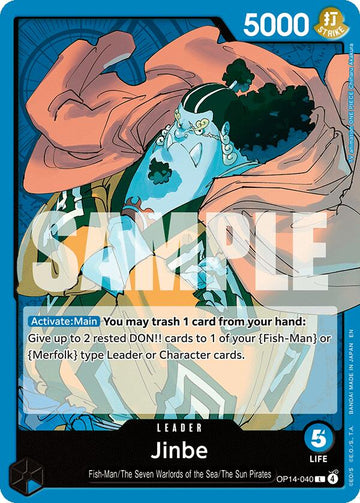 Jinbe (OP14-040) [The Azure Sea's Seven]