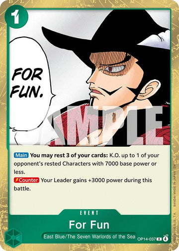 For Fun [The Azure Sea's Seven]
