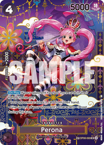 Perona (OP06-093) (SP) [The Azure Sea's Seven]