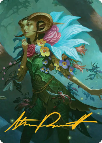 Maralen, Fae Ascendant Art Card (Gold-Stamped Signature) [Lorwyn Eclipsed Art Series]