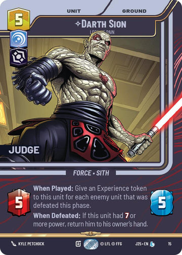 Darth Sion - Lord of Pain (15) (15) [Judge Promos]