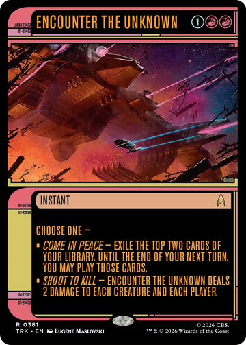 Encounter the Unknown (Showcase) [Star Trek]